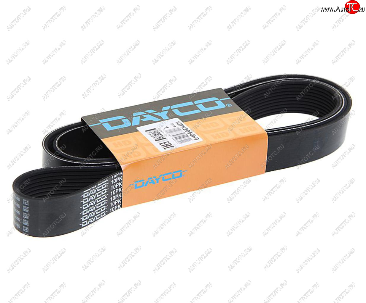 2 899 р. Ремень приводной поликлиновой 10PK2050HD DAYCO DAYCO 10pk2050hd  с доставкой в г. Воронеж