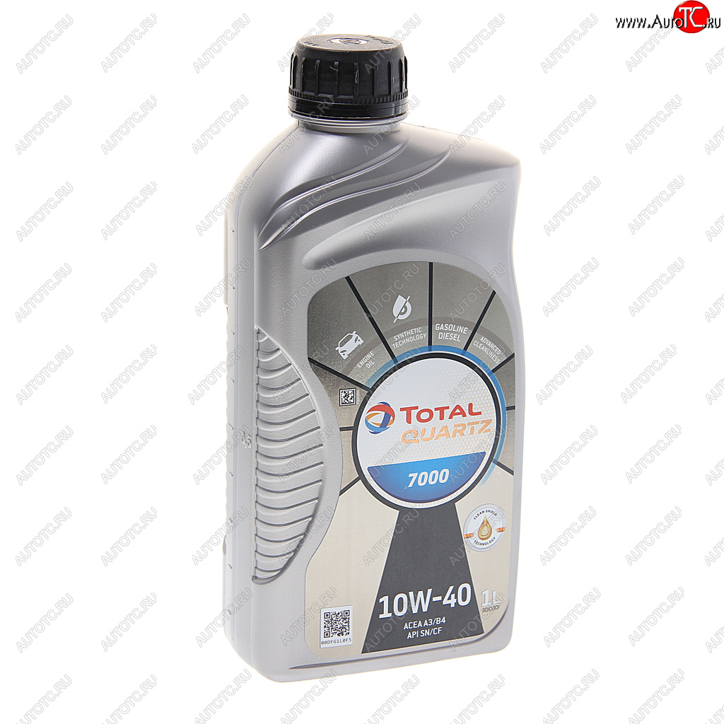 1 229 р. Масло моторное QUARTZ 7000 10W40 псинт.1л TOTAL TOTAL 11010301  с доставкой в г. Воронеж