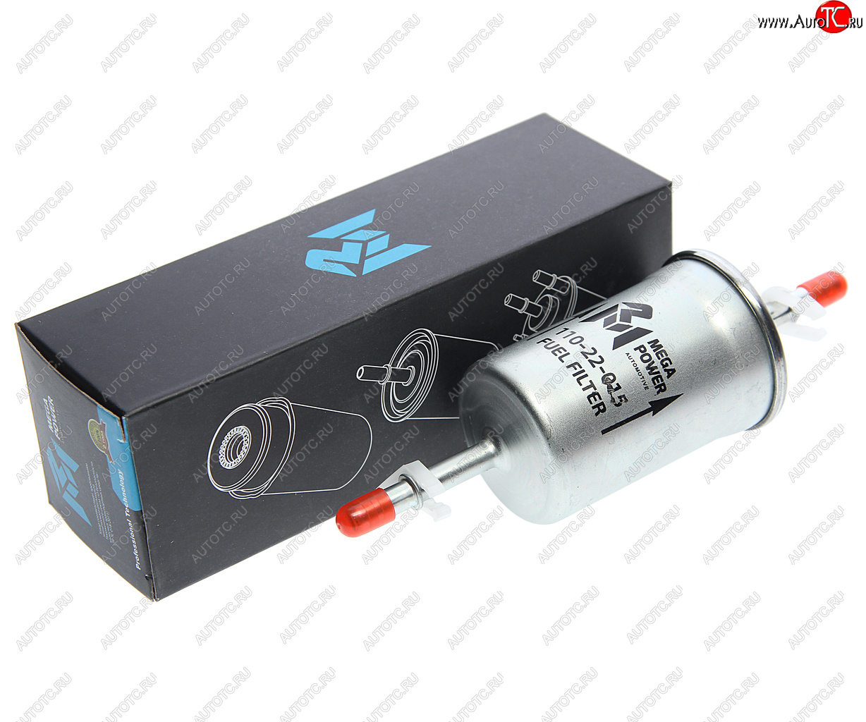 256 р. Фильтр топливный FORD Focus I (98-04) MEGAPOWER MEGAPOWER 110-22-015  с доставкой в г. Воронеж