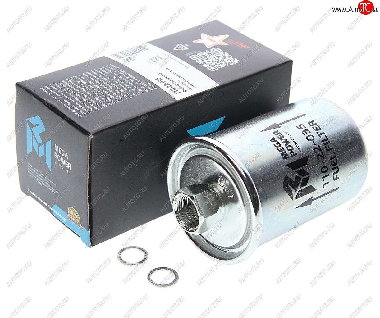 329 р. Фильтр топливный OPEL DAEWOO Nexia MEGAPOWER MEGAPOWER 110-22-035  с доставкой в г. Воронеж