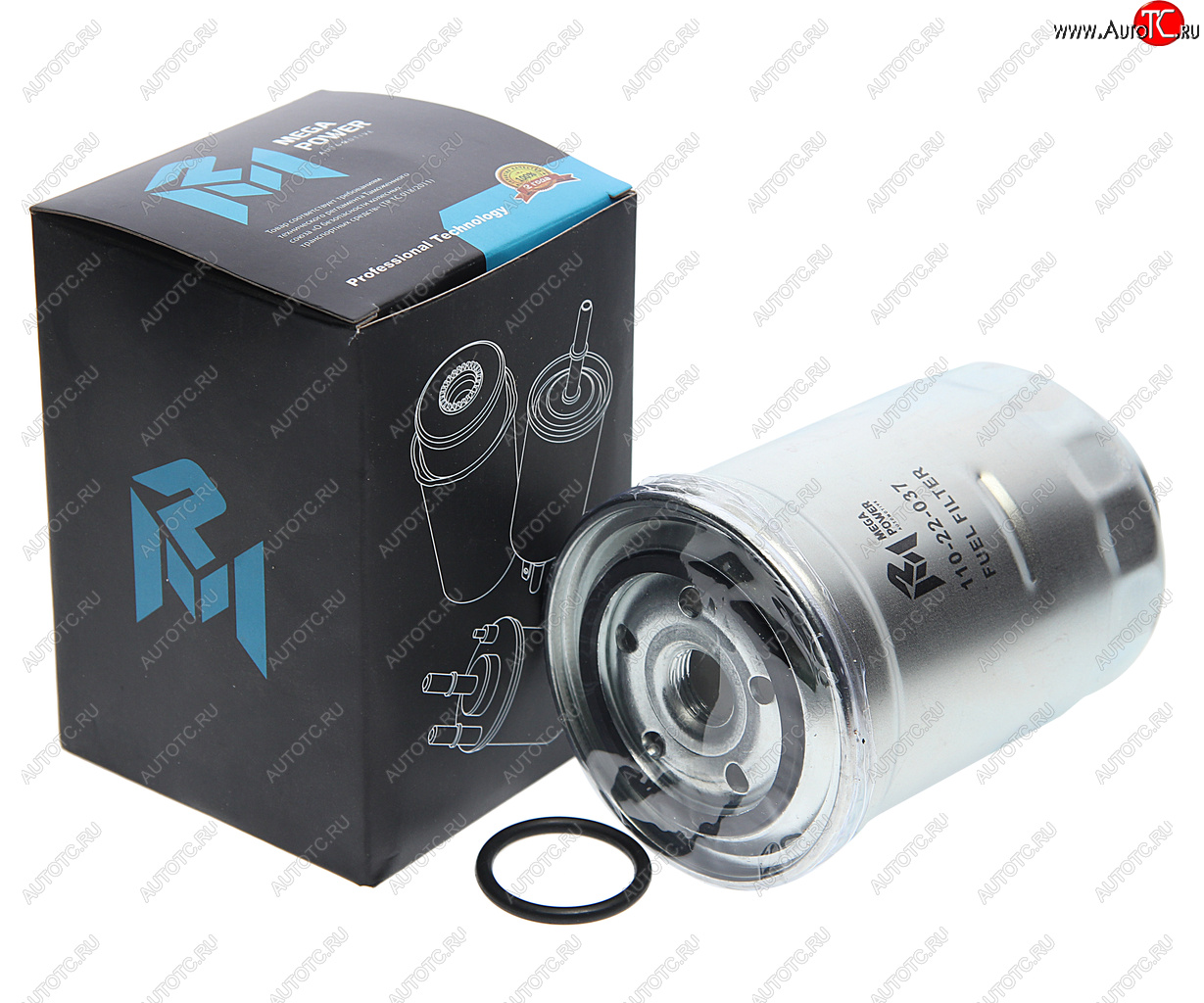 329 р. Фильтр топливный TOYOTA Land Cruiser 80,90,120 (80-07-),Hiace (84-06-) (DTDI) MEGAPOWER MEGAPOWER 110-22-037  с доставкой в г. Воронеж