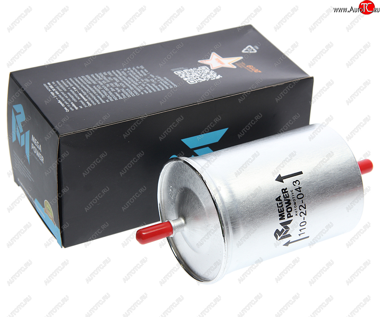242 р. Фильтр топливный VW AUDI SEAT SKODA MEGAPOWER MEGAPOWER 110-22-043  с доставкой в г. Воронеж
