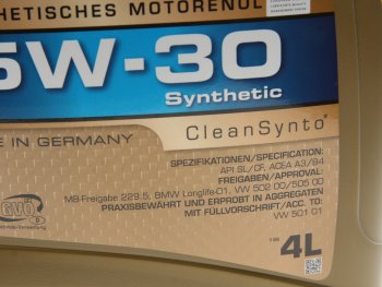 6 099 р. Масло моторное HCL 5W30 синт.4л RAVENOL RAVENOL 1111118-004  с доставкой в г. Воронеж. Увеличить фотографию 2