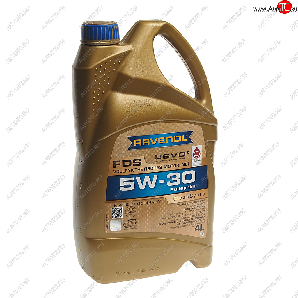 8 799 р. Масло моторное FDS 5W30 синт.4л RAVENOL RAVENOL 1111139-004  с доставкой в г. Воронеж