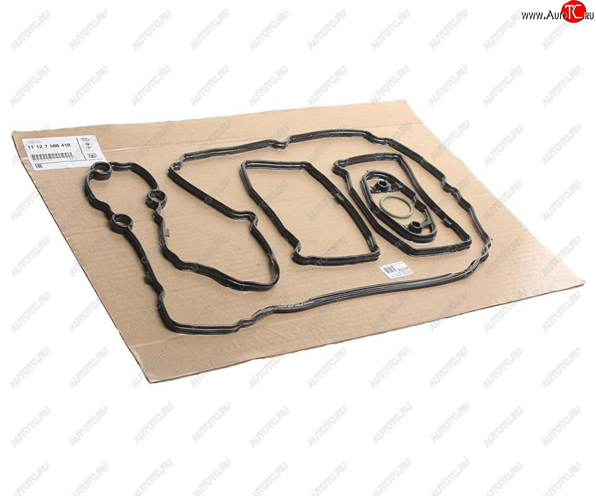 4 299 р. Прокладка крышки клапанной BMW 3 (F30),5 (F10),X3 (F25) (1.62.0) комплект OE BMW 11127588418  с доставкой в г. Воронеж