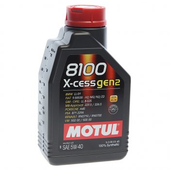 1 429 р. Масло моторное 8100 X-CESS GEN2 5W40 синт.1л MOTUL MOTUL 111681  с доставкой в г. Воронеж. Увеличить фотографию 1