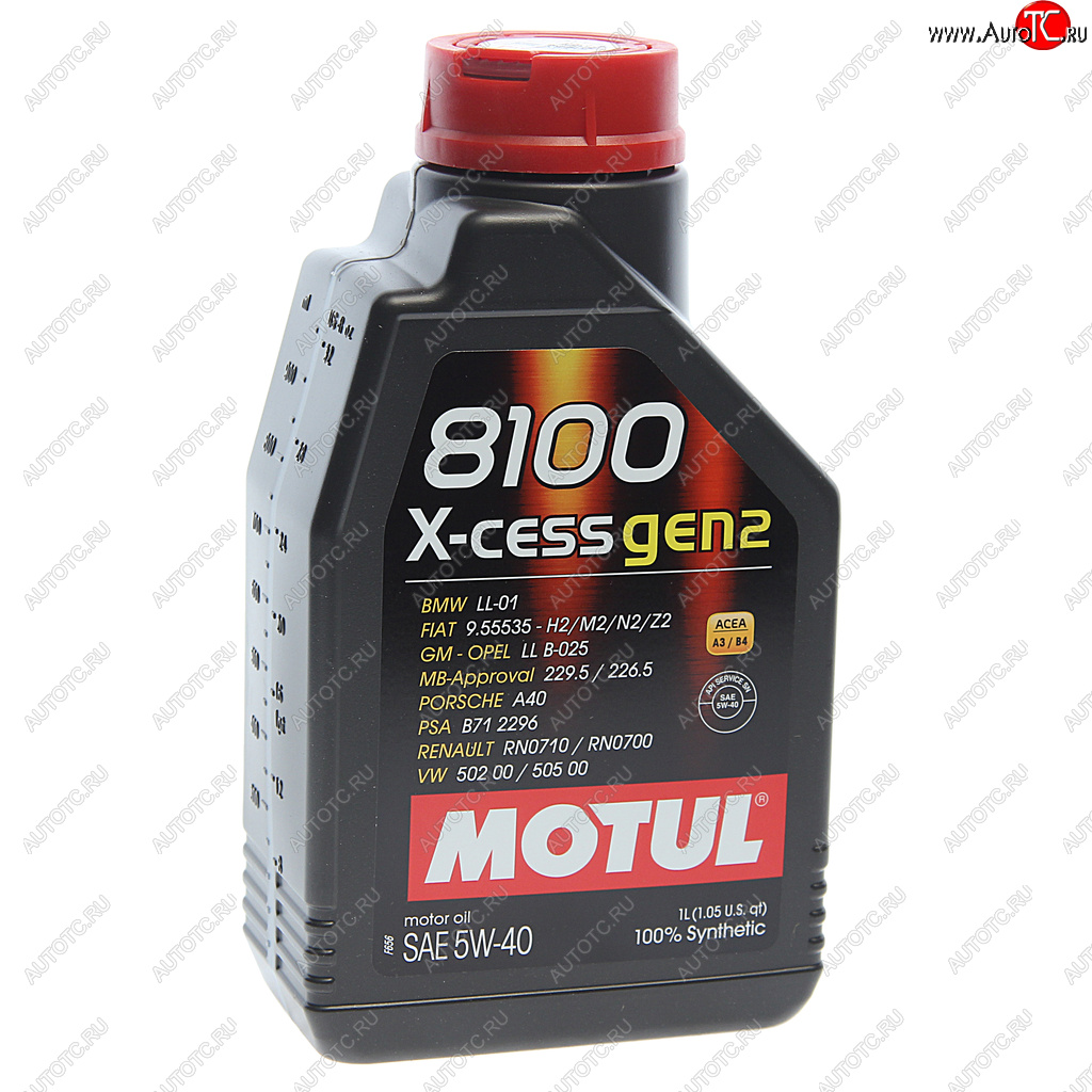 1 429 р. Масло моторное 8100 X-CESS GEN2 5W40 синт.1л MOTUL MOTUL 111681  с доставкой в г. Воронеж