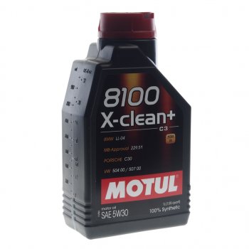 1 649 р. Масло моторное 8100 X-CLEAN+ 5W30 синт.1л MOTUL MOTUL 111683  с доставкой в г. Воронеж. Увеличить фотографию 1
