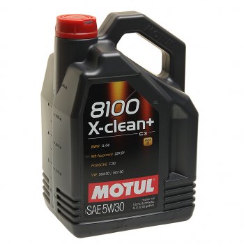 7 499 р. Масло моторное 8100 X-CLEAN+ 5W30 синт.5л MOTUL MOTUL 111684  с доставкой в г. Воронеж. Увеличить фотографию 1