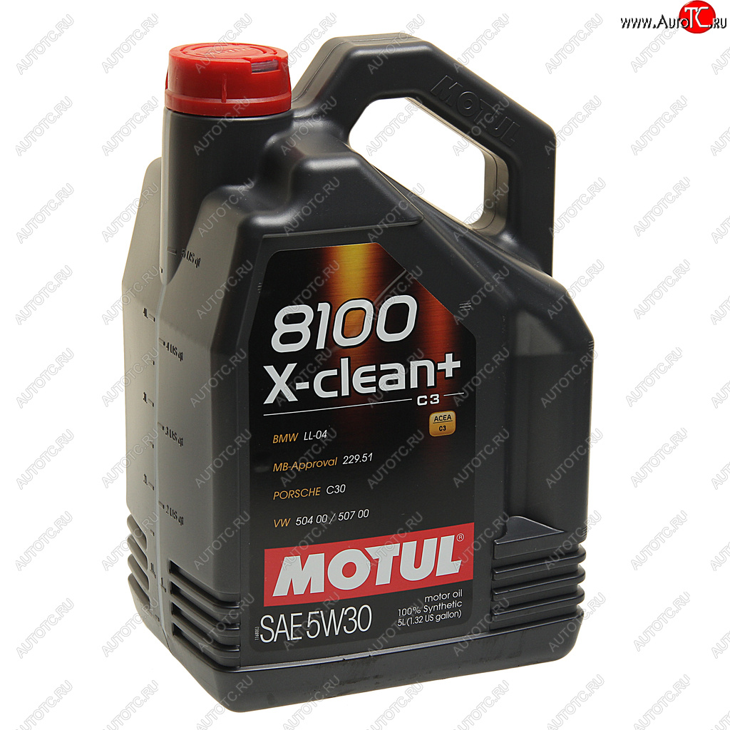 7 499 р. Масло моторное 8100 X-CLEAN+ 5W30 синт.5л MOTUL MOTUL 111684  с доставкой в г. Воронеж