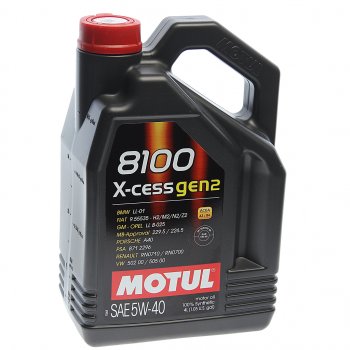 5 649 р. Масло моторное 8100 X-CESS GEN2 5W40 синт.4л MOTUL MOTUL 111858  с доставкой в г. Воронеж. Увеличить фотографию 1