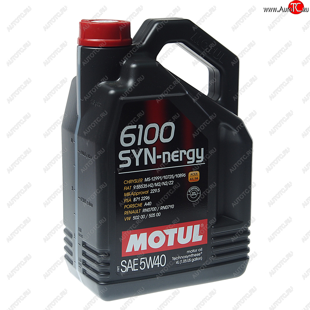 4 399 р. Масло моторное 6100 SYNERGIE 5W40 псинт.4л MOTUL MOTUL 111862  с доставкой в г. Воронеж