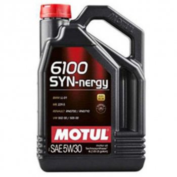 4 199 р. Масло моторное 6100 SYN-NERGIE 5W30 псинт.4л MOTUL MOTUL 112138  с доставкой в г. Воронеж. Увеличить фотографию 1