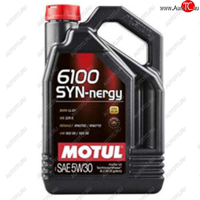 4 199 р. Масло моторное 6100 SYN-NERGIE 5W30 псинт.4л MOTUL MOTUL 112138  с доставкой в г. Воронеж