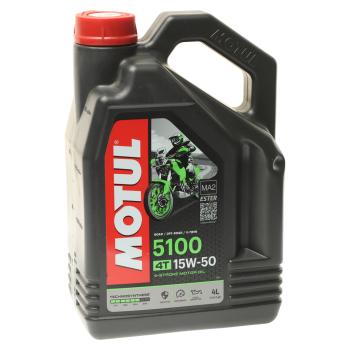 4 649 р. Масло моторное для 4-х тактных двигателей 5100 4T 15W50 синт.4л MOTUL MOTUL 112159  с доставкой в г. Воронеж. Увеличить фотографию 1