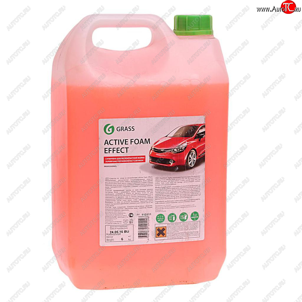 1 999 р. Шампунь для бесконтактной мойки 6кг Active Foam Effect GRASS GRASS 113111  с доставкой в г. Воронеж