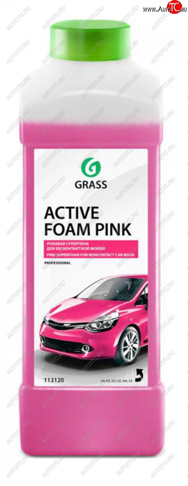 559 р. Шампунь для бесконтактной мойки 1кг Active Foam Pink GRASS GRASS 113120  с доставкой в г. Воронеж
