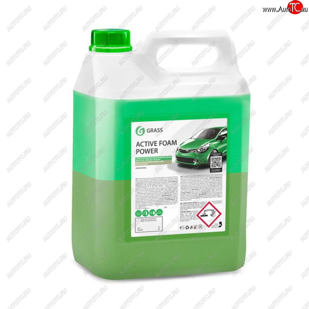 1 999 р. Шампунь для грузового авто двухкомпонентный 6кг Active Foam Power GRASS GRASS 113141  с доставкой в г. Воронеж