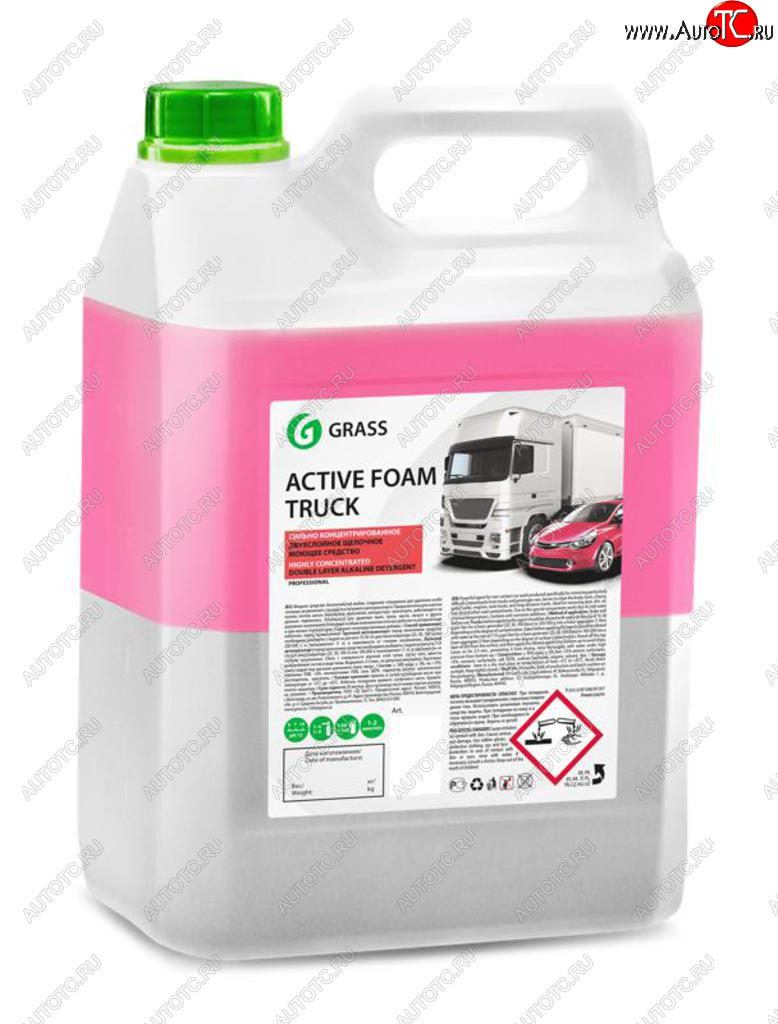 2 269 р. Шампунь для грузового авто двухкомпонентный 6кг Active Foam Truck GRASS GRASS 113191  с доставкой в г. Воронеж