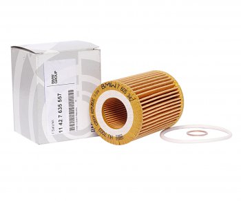 2 299 р. Фильтр масляный BMW 1 (F20,F21),3 (F30,F31,F34) (11-) (1.42.0) OE BMW 11427635557  с доставкой в г. Воронеж. Увеличить фотографию 1