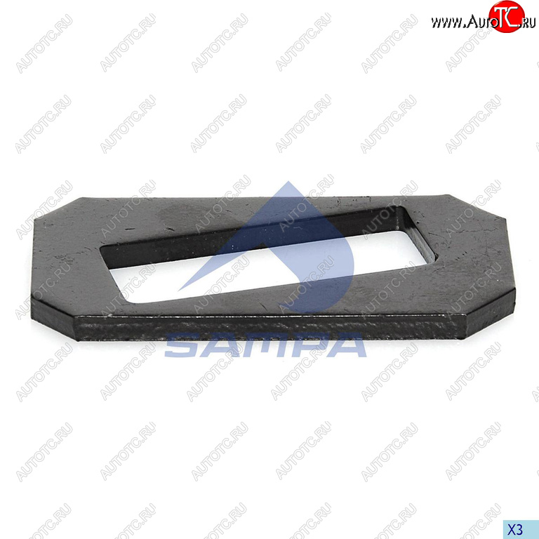 165 р. Пластина BPW полурессоры регулировочная SAMPA SAMPA 114.501  с доставкой в г. Воронеж