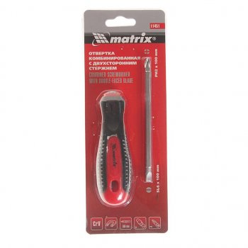 244 р. Отвертка комбинированная SL6.0хPH2.0 Fusion MATRIX MATRIX 11451  с доставкой в г. Воронеж. Увеличить фотографию 1