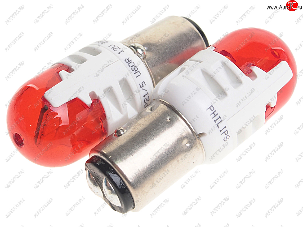 3 099 р. Лампа светодиодная 12V P215W BAY15d 7515Лм (2шт.) Led Red Ultinon Pro6000 PHILIPS PHILIPS 11499ru60x2  с доставкой в г. Воронеж
