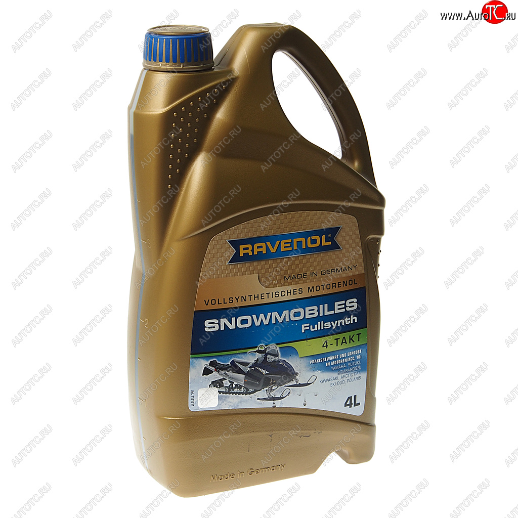 9 299 р. Масло моторное для 4-х тактных двигателей снегоходов 5W30 синт.4л RAVENOL RAVENOL 1151311-004  с доставкой в г. Воронеж