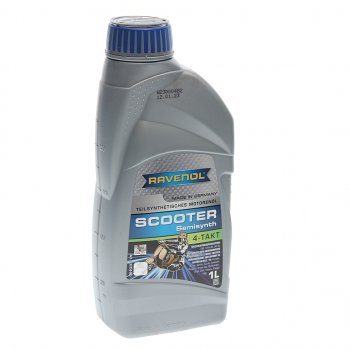 1 339 р. Масло моторное для 4-х тактных двигателей SCOOTER 4T псинт.1л RAVENOL RAVENOL 1152155-001  с доставкой в г. Воронеж. Увеличить фотографию 1