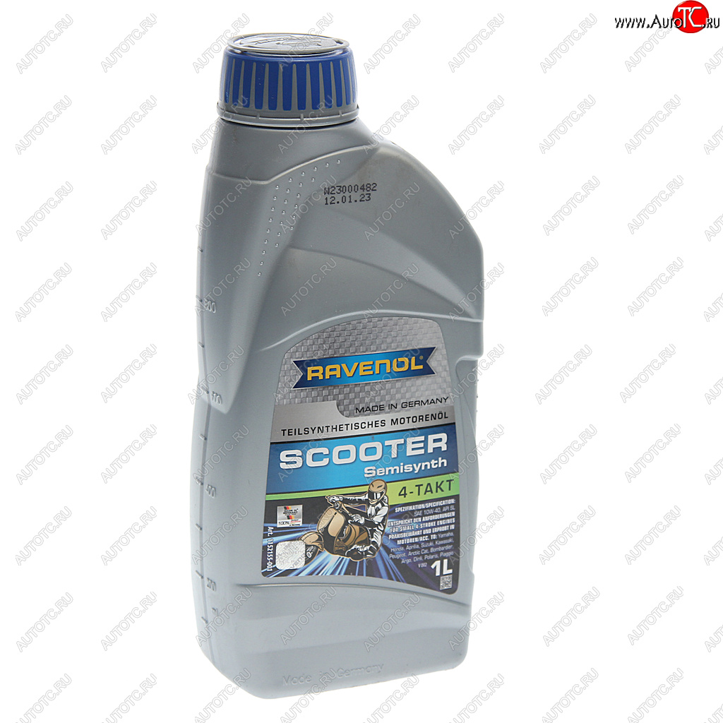 1 339 р. Масло моторное для 4-х тактных двигателей SCOOTER 4T псинт.1л RAVENOL RAVENOL 1152155-001  с доставкой в г. Воронеж