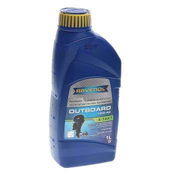 1 699 р. Масло моторное для 4-х тактных двигателей лодок OUTBOARD 10W40 псинт.1л RAVENOL RAVENOL 1153204-001  с доставкой в г. Воронеж. Увеличить фотографию 1
