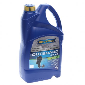 6 499 р. Масло моторное для 4-х тактных двигателей лодок OUTBOARD 10W40 псинт.4л RAVENOL RAVENOL 1153204-004  с доставкой в г. Воронеж. Увеличить фотографию 1