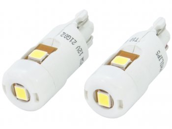 1 849 р. Лампа светодиодная 12V W5W T10W W2.1х9.5d 6000K 90Лм (2шт.) Led White Ultinon Pro6000 PHILIPS PHILIPS 11961cu60x2 PHILIPS 11961cu60x2  с доставкой в г. Воронеж. Увеличить фотографию 1