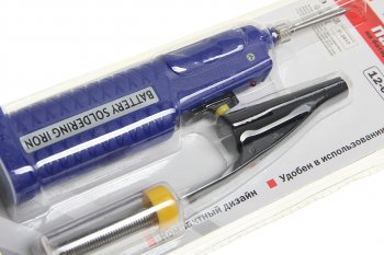 559 р. Паяльник 8Вт4.5В мини (питание от 3 батареек AA) REXANT REXANT 12-0181  с доставкой в г. Воронеж. Увеличить фотографию 2