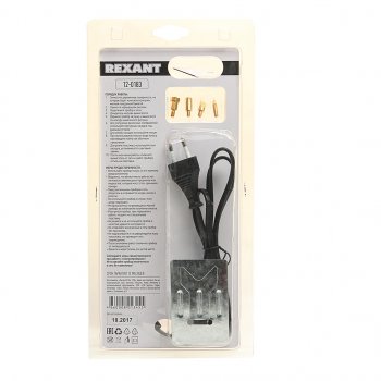 699 р. Паяльник 30Вт220В выжигатель по дереву (6 насадок) REXANT REXANT 12-0183  с доставкой в г. Воронеж. Увеличить фотографию 2