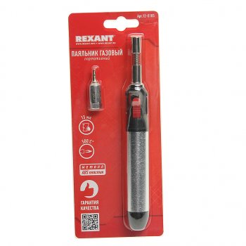 1 369 р. Паяльник газовый портативный 15мл REXANT REXANT 12-0185  с доставкой в г. Воронеж. Увеличить фотографию 3