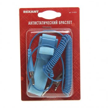 369 р. Браслет антистатический REXANT REXANT 12-0255  с доставкой в г. Воронеж. Увеличить фотографию 1