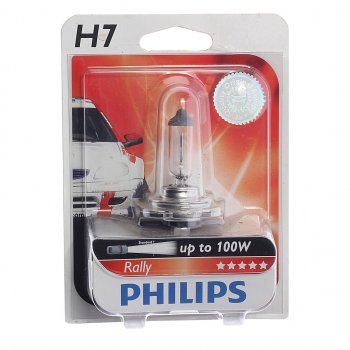 639 р. Лампа 12V H7 100W PX26d блистер (1шт.) Rally PHILIPS PHILIPS 12035rab1 PHILIPS 12035rab1  с доставкой в г. Воронеж. Увеличить фотографию 1