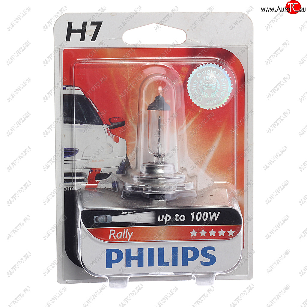 639 р. Лампа 12V H7 100W PX26d блистер (1шт.) Rally PHILIPS PHILIPS 12035rab1 PHILIPS 12035rab1  с доставкой в г. Воронеж
