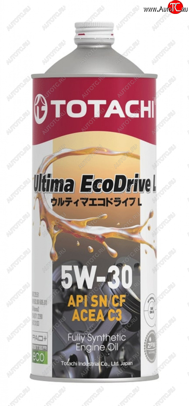 1 199 р. Масло моторное ULTIMA ECODRIVE L C3SN 5W30 синт.1л TOTACHI TOTACHI 12101  с доставкой в г. Воронеж