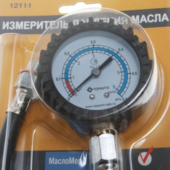 899 р. Манометр для измерения давления масла ТОП АВТО ТОП АВТО 12111  с доставкой в г. Воронеж. Увеличить фотографию 2