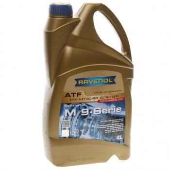 7 999 р. Масло трансмиссионное ATF M 9-Serie синт.4л RAVENOL RAVENOL 1211108-004  с доставкой в г. Воронеж. Увеличить фотографию 1