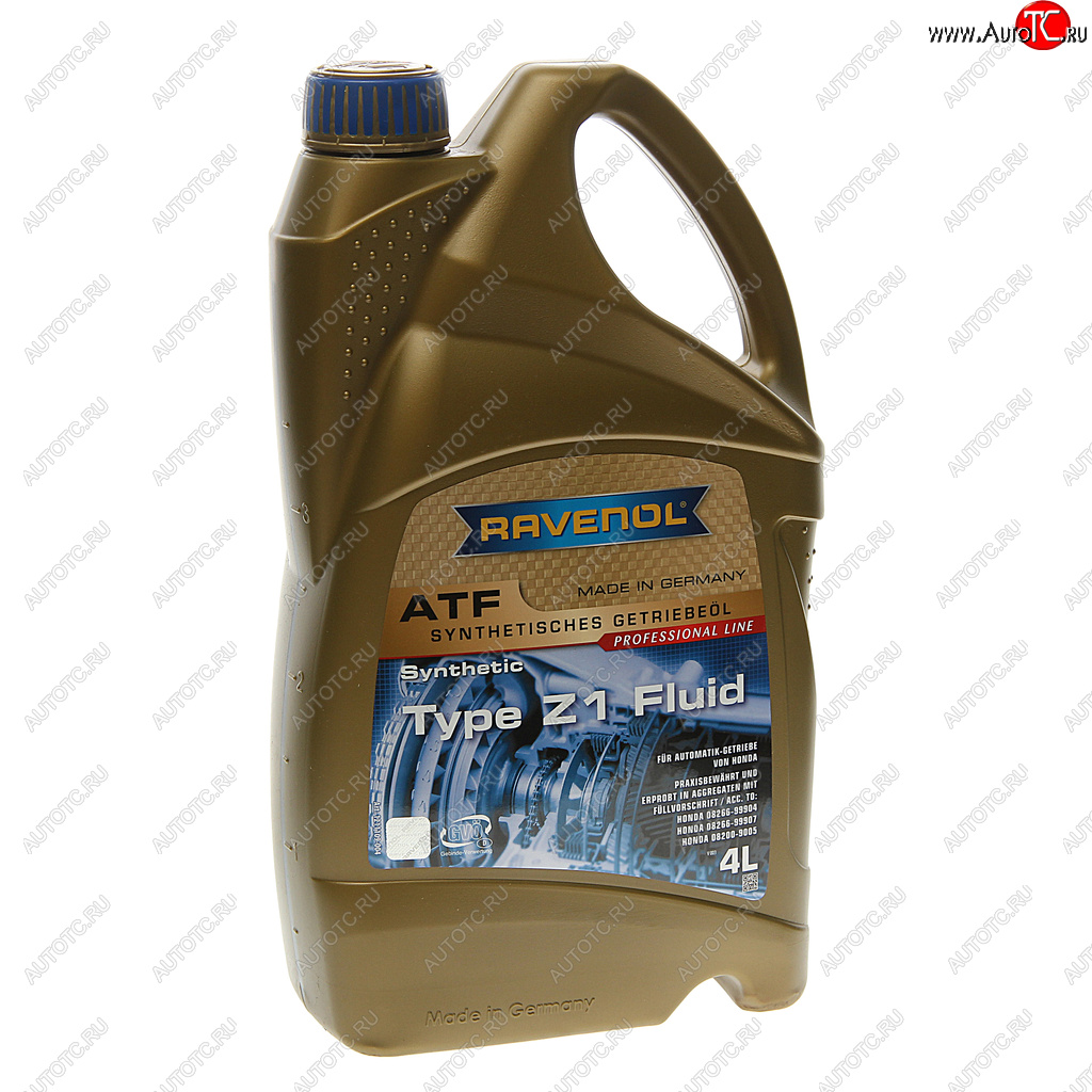 7 299 р. Масло трансмиссионное ATF Type Z1 Fluid для АКПП 4л RAVENOL RAVENOL 1211109-004  с доставкой в г. Воронеж
