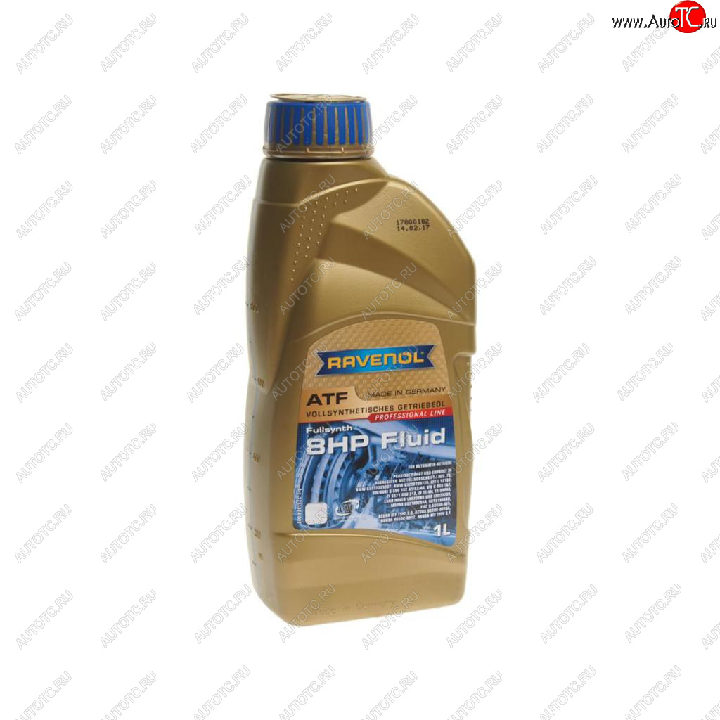 3 299 р. Масло трансмиссионное ATF для АКПП ZF 8HP Fluid синт.1л RAVENOL RAVENOL 1211124-001  с доставкой в г. Воронеж