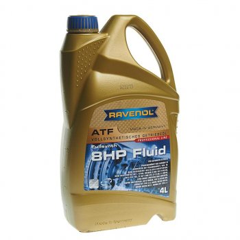 12 449 р. Масло трансмиссионное ATF для АКПП ZF 8HP Fluid синт.4л RAVENOL RAVENOL 1211124-004  с доставкой в г. Воронеж. Увеличить фотографию 1