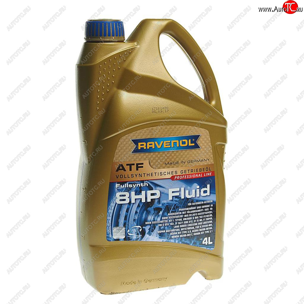 12 449 р. Масло трансмиссионное ATF для АКПП ZF 8HP Fluid синт.4л RAVENOL RAVENOL 1211124-004  с доставкой в г. Воронеж