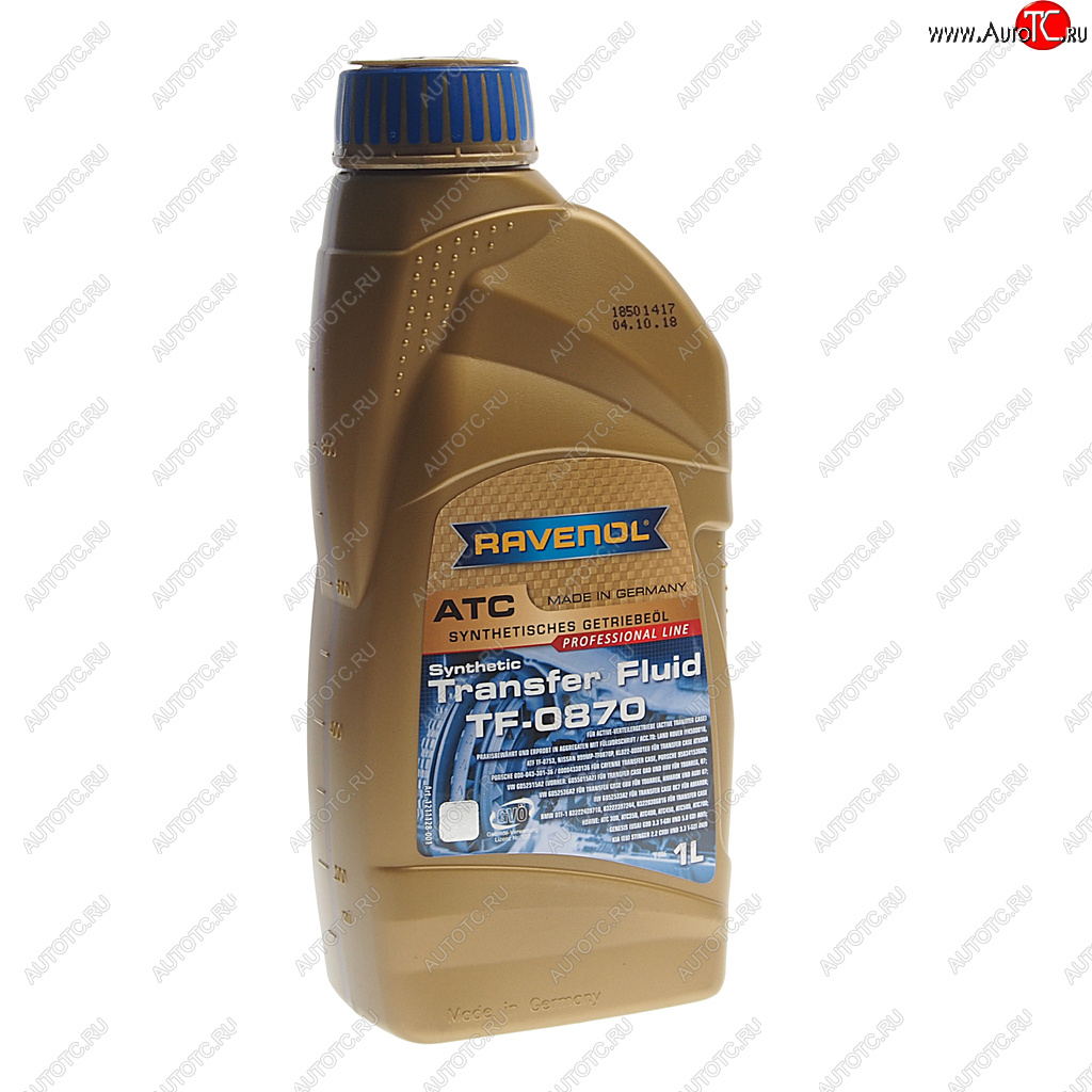 3 399 р. Масло трансмиссионное Transfer Fluid DTF-1(TF-0870 new) синт.1л RAVENOL RAVENOL 1211128-001  с доставкой в г. Воронеж