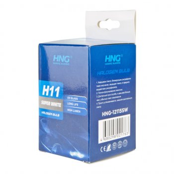 173 р. Лампа 12V H11 55W PGJ19-2 Super White HNG HNG 12115sw  с доставкой в г. Воронеж. Увеличить фотографию 6