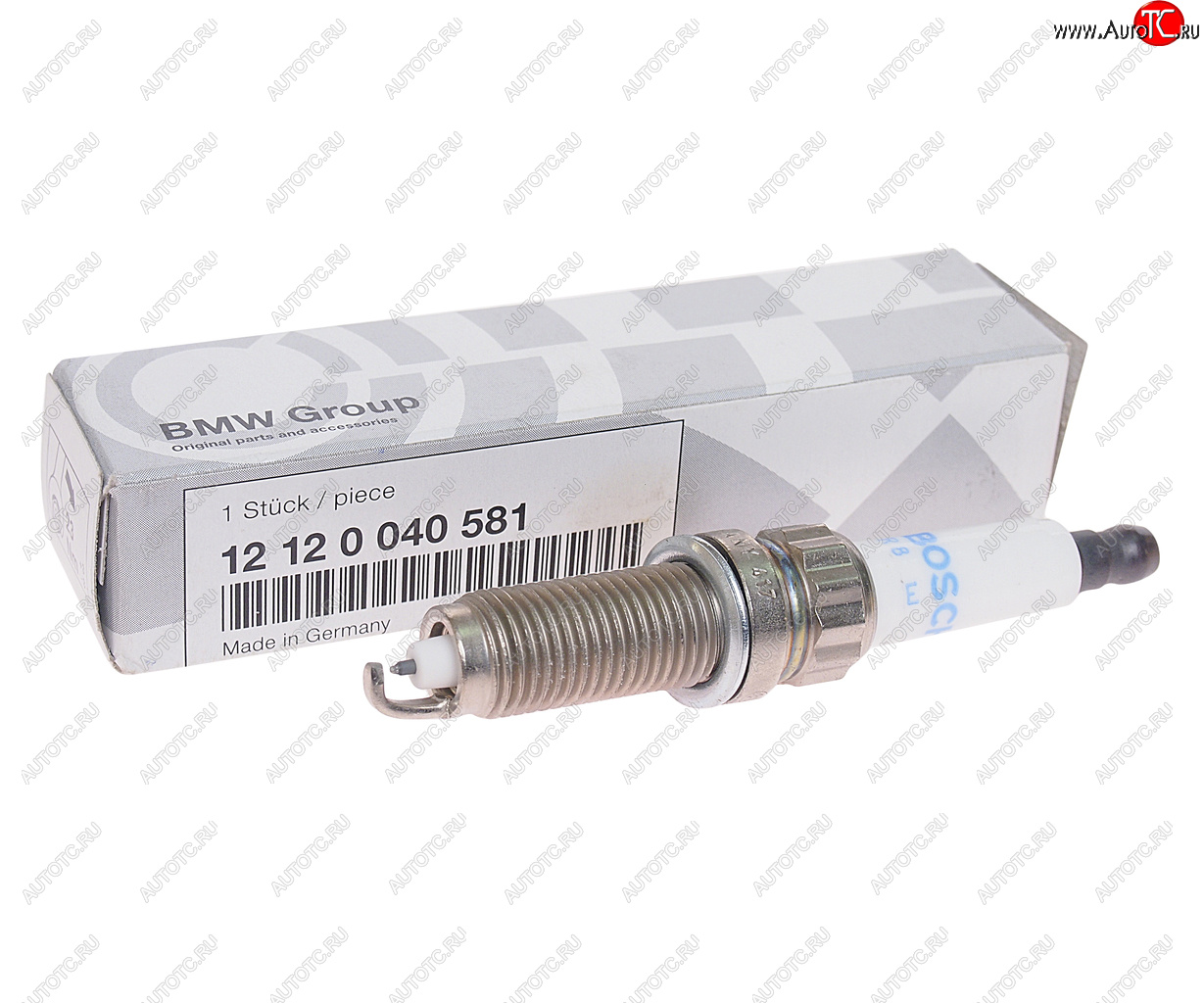 2 399 р. Свеча зажигания BMW 5 (F07 GT,F10),6 (F06),7 (F01),X5 (F15) (4.04.4) (дв.N63) OE BMW 12120040581  с доставкой в г. Воронеж