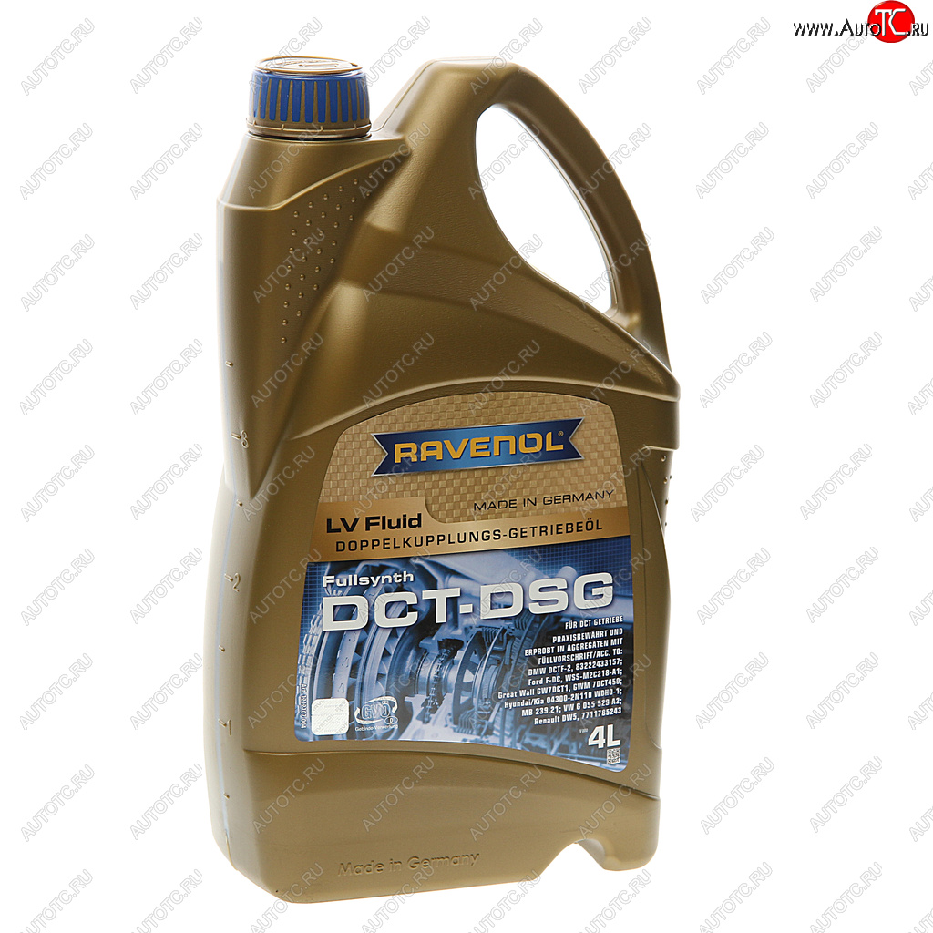 10 649 р. Масло трансмиссионное DCTDSG LV Fluid 4л RAVENOL RAVENOL 1212107-004  с доставкой в г. Воронеж